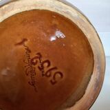Sarreguemines slip rope pitcher