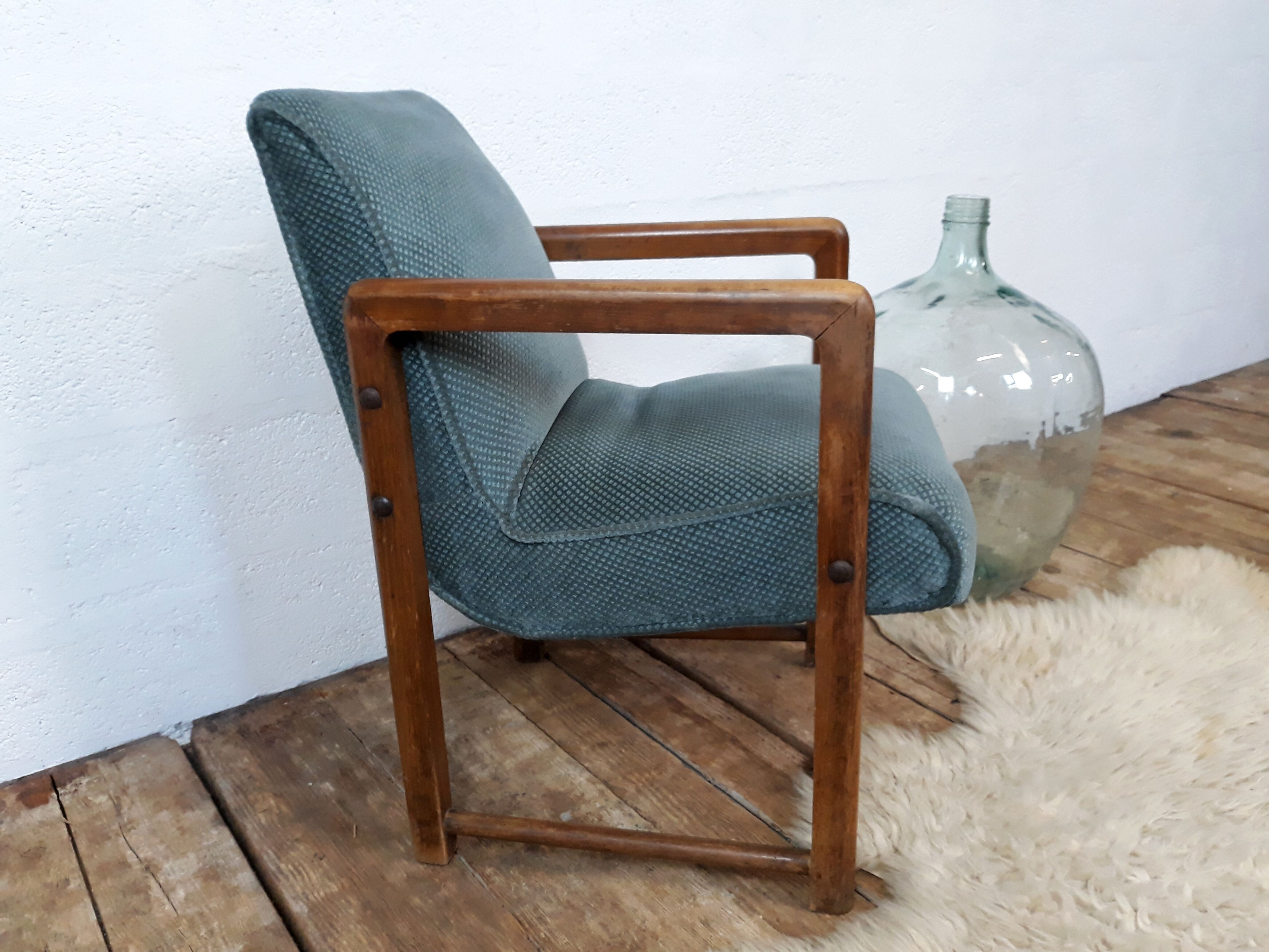 Scandinavian-style vintage chair sled