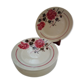12 Assiettes plates Simone / Badonviller