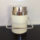 Bucket with vintage white and aluminum ice cream