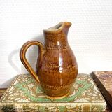 Small pitcher / carafe in glazed stoneware