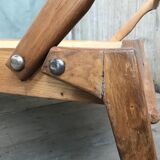 Bed folding a person