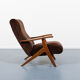 Italian reclining lounge chair by Antonio Gorgon