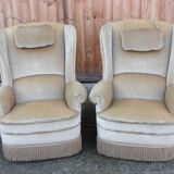 A pair of uszak armchairs, 70’s