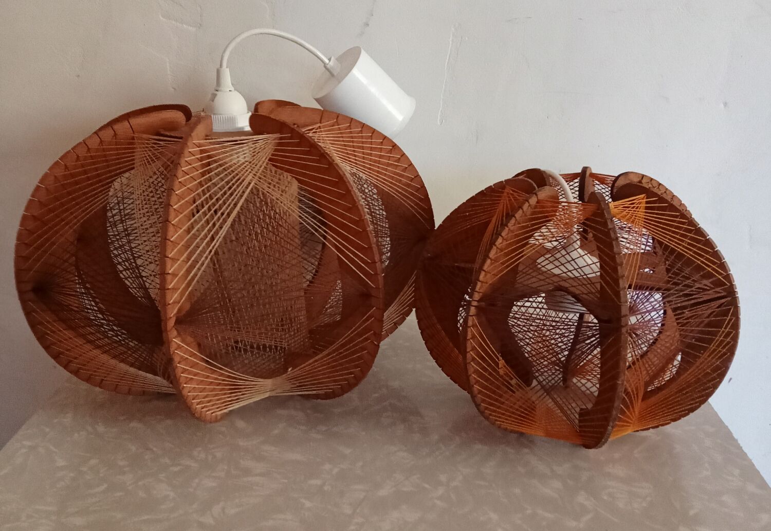 Pair of suspensions 70's