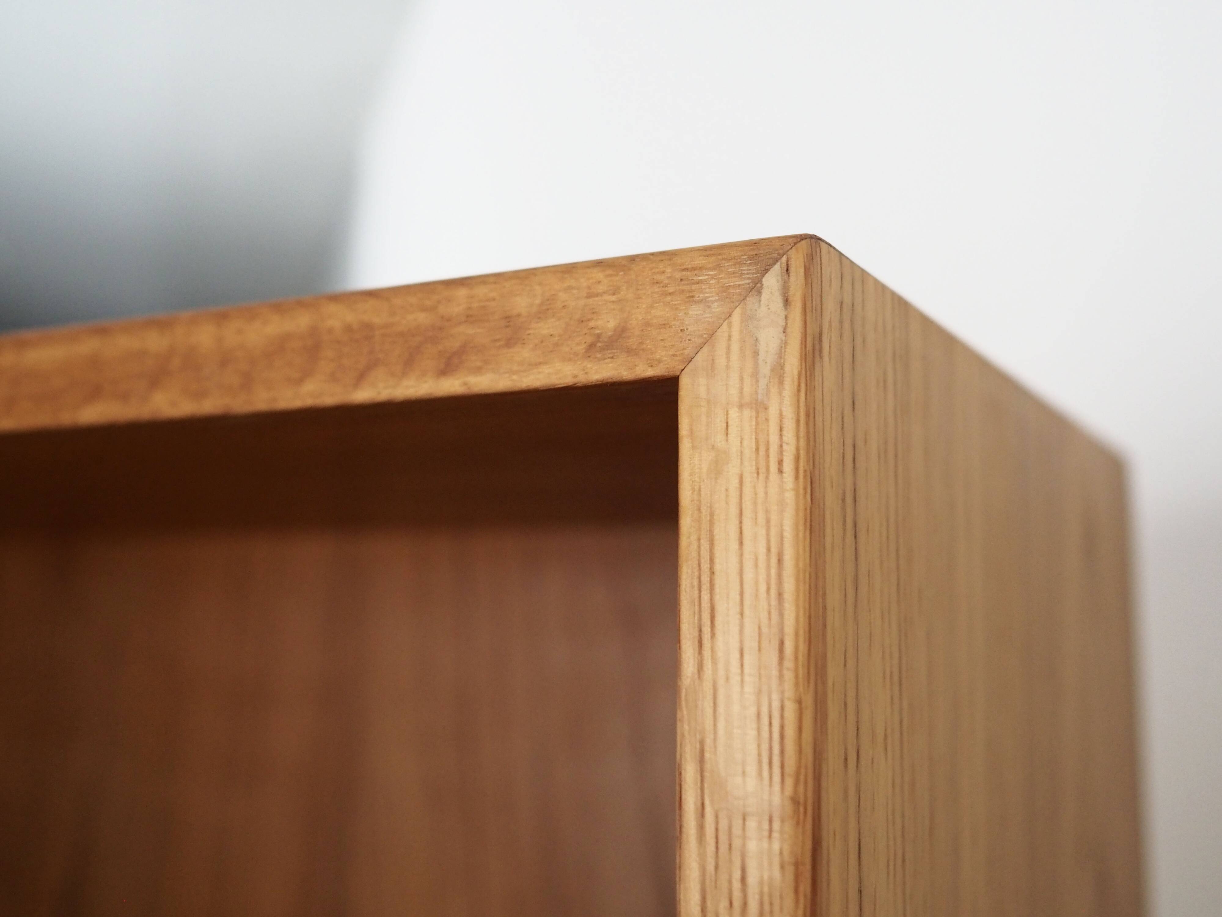 Ash bookcase, Danish design, 1960s, designer: Børge Mogensen