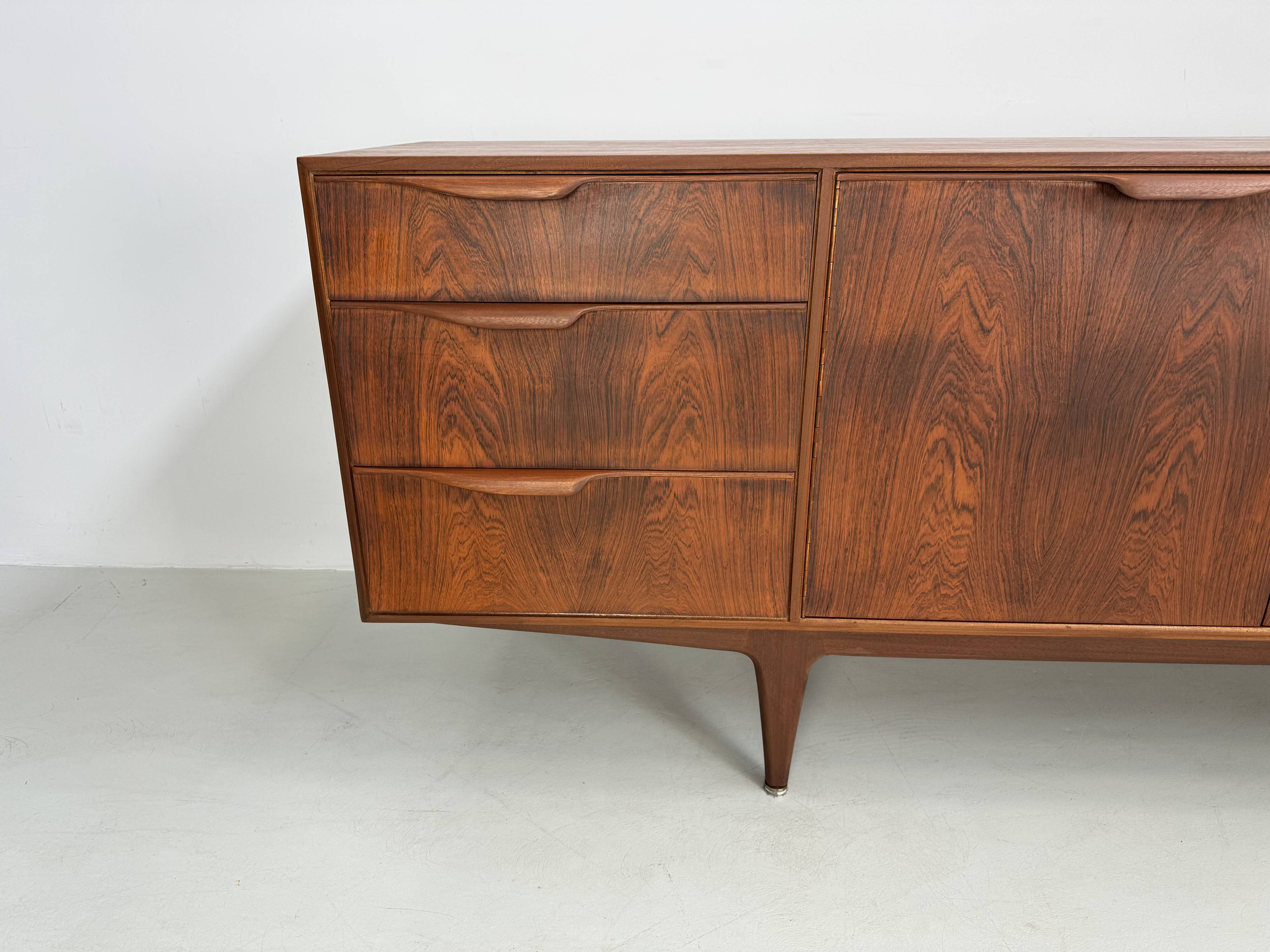 Rare vintage rosewood sideboard by McIntosh design by T. Robertson from the