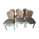 Set of 6 Louis XVI style chairs with caning.
