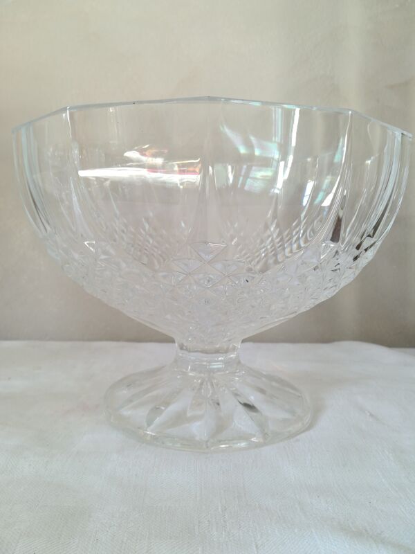 Service à dessert en cristal