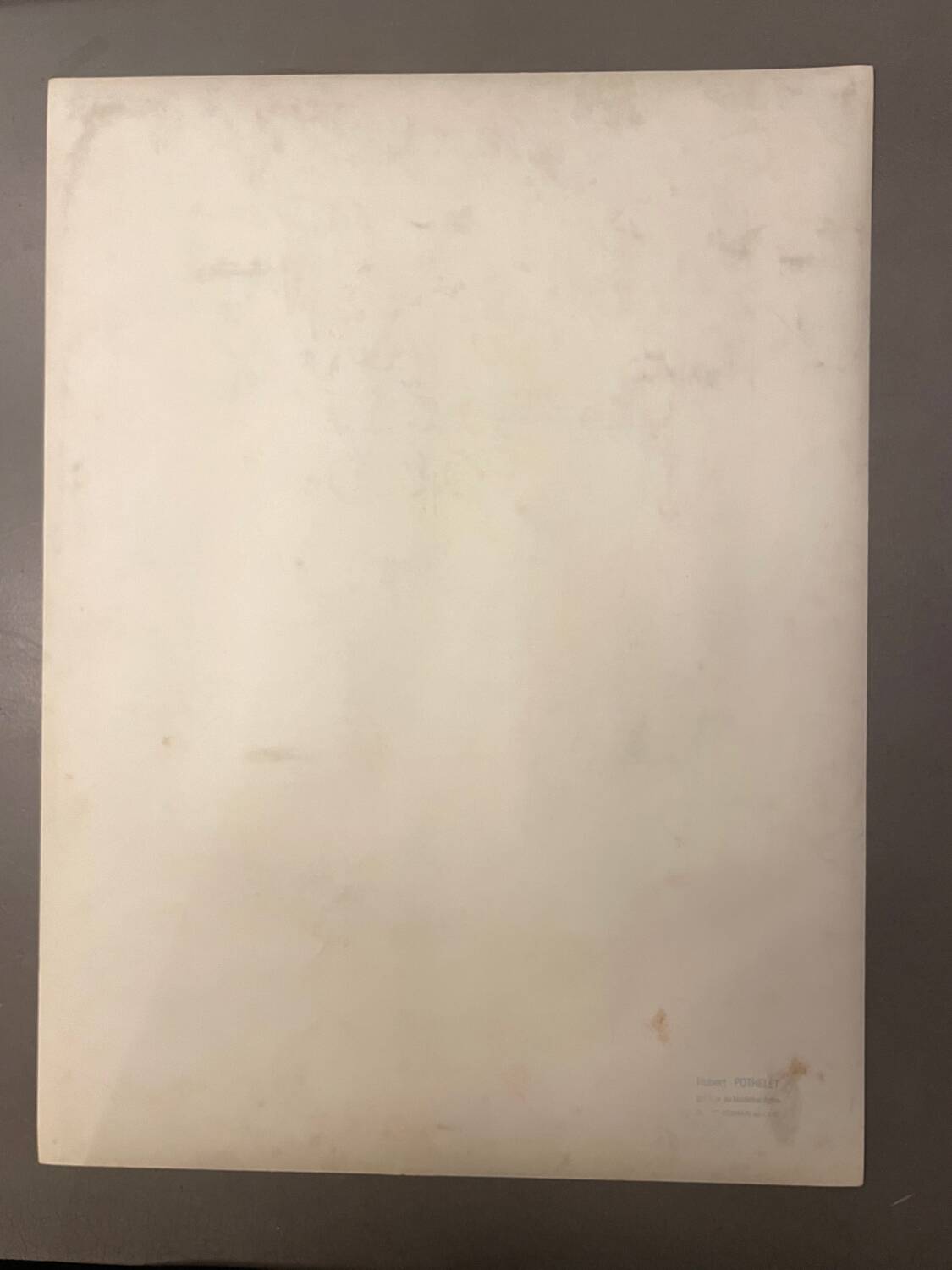 Large black and white silver photograph from the 20th century