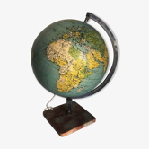 Globe Earth Vindrinet vintage marble glass 1940 - 36 cm