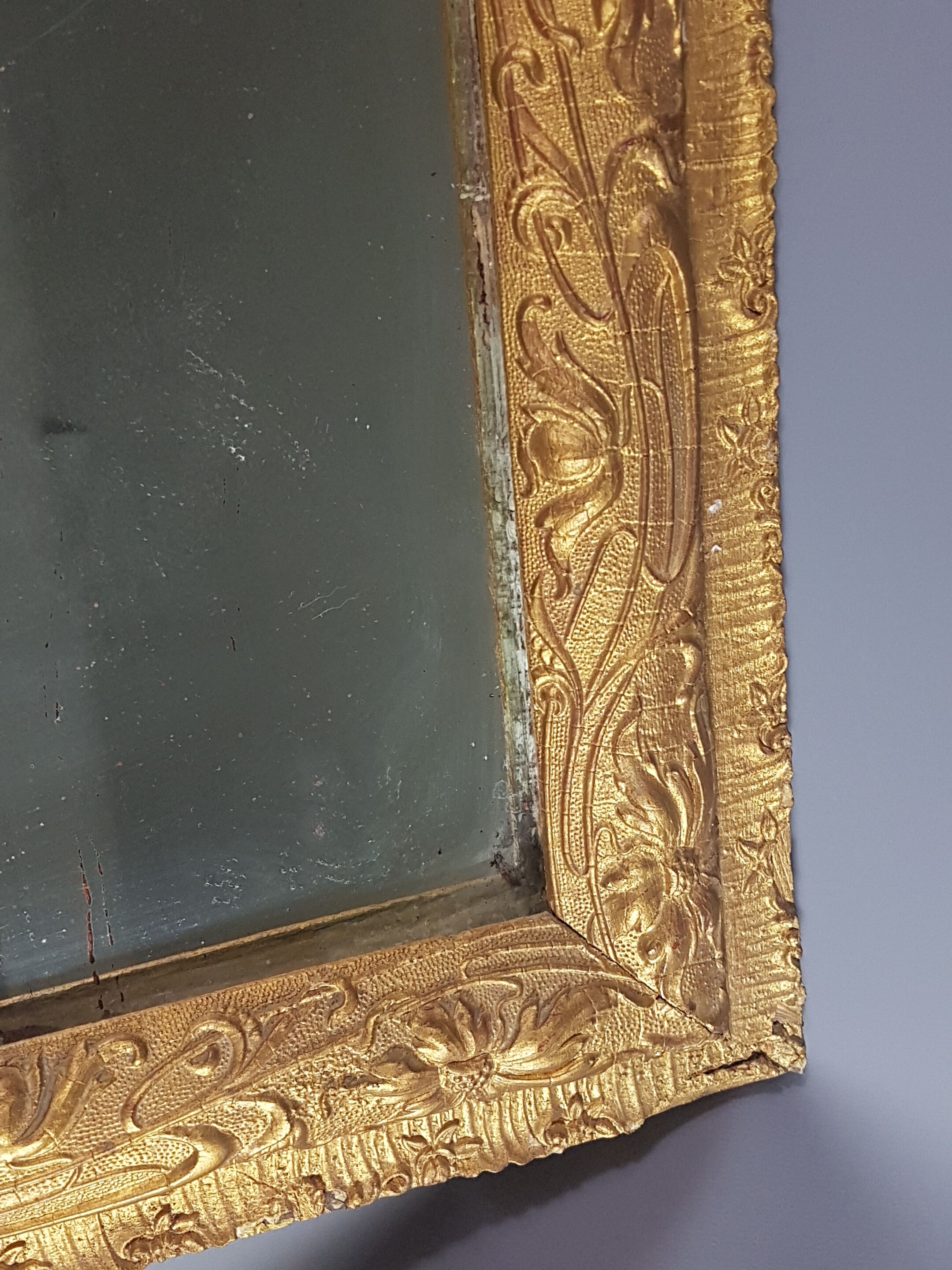 Old mirror, Art Nouveau 60x50 cm