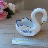Cache hand-painted porcelain swan pot in portugal