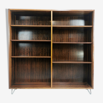 Danish rosewood bookcase cabinet 60s 70s mid century