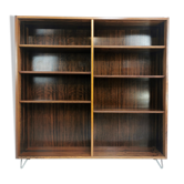 Danish rosewood bookcase cabinet 60s 70s mid century