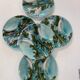 Vintage Table Art: Barbotine Plates & Limoges Server