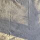 White woven cotton bedspread with fringes