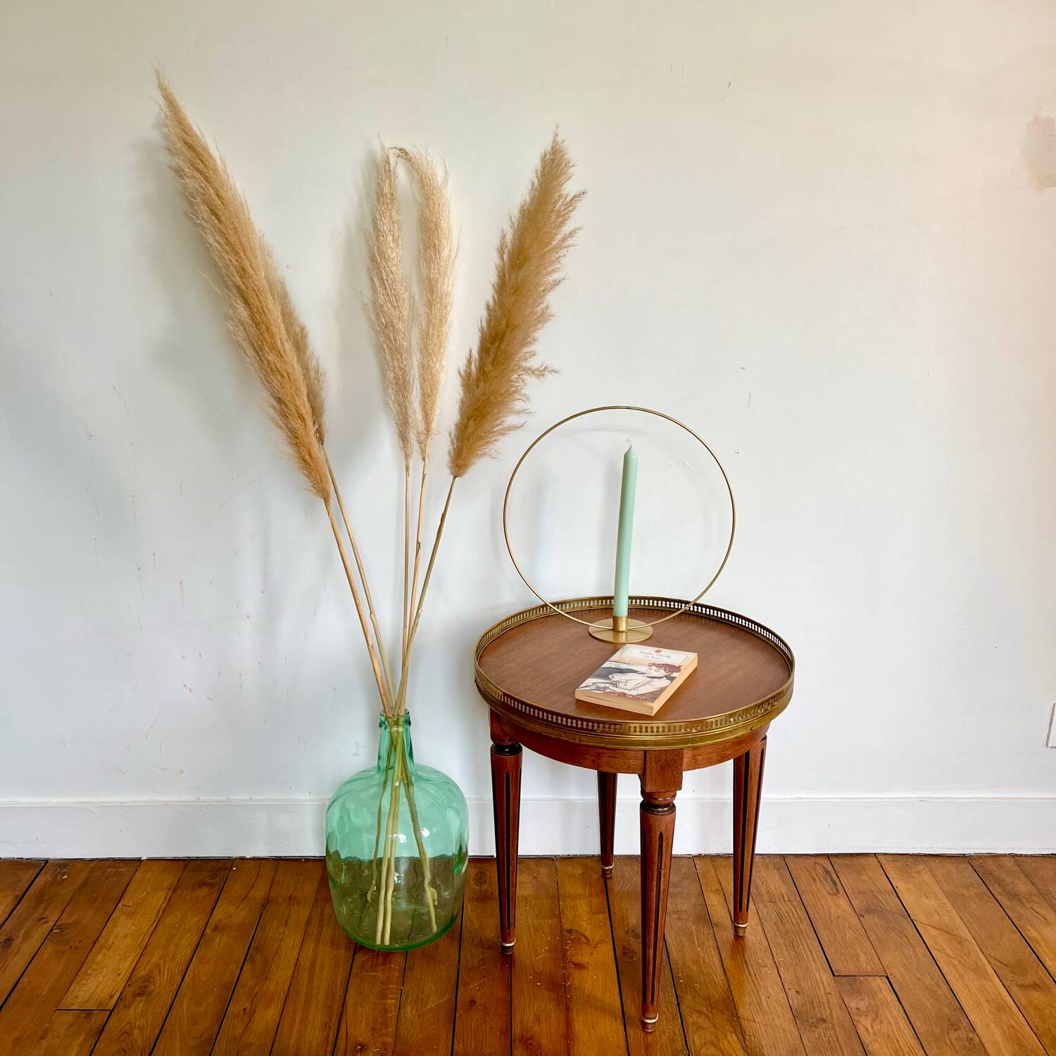 Louis XVI style hot water bottle side table