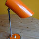 Lampe de bureau en métal orangé des années '50'