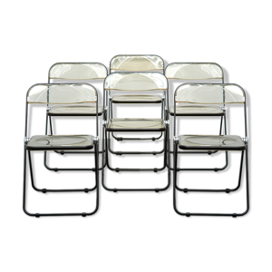 lot de 6 plia chaises