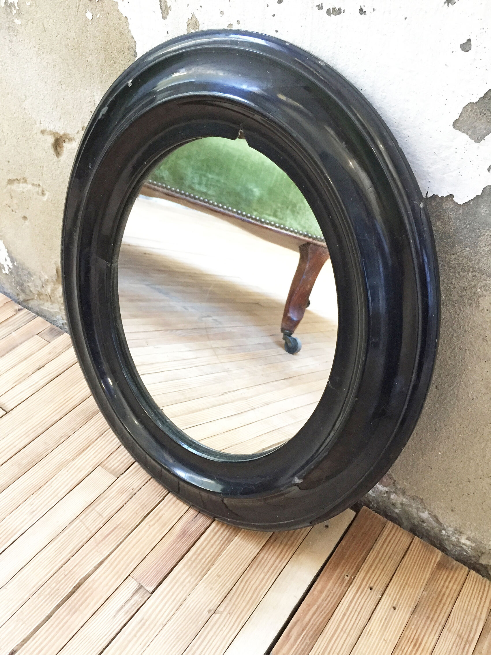 Miroir ovale Napoléon 39x45cm