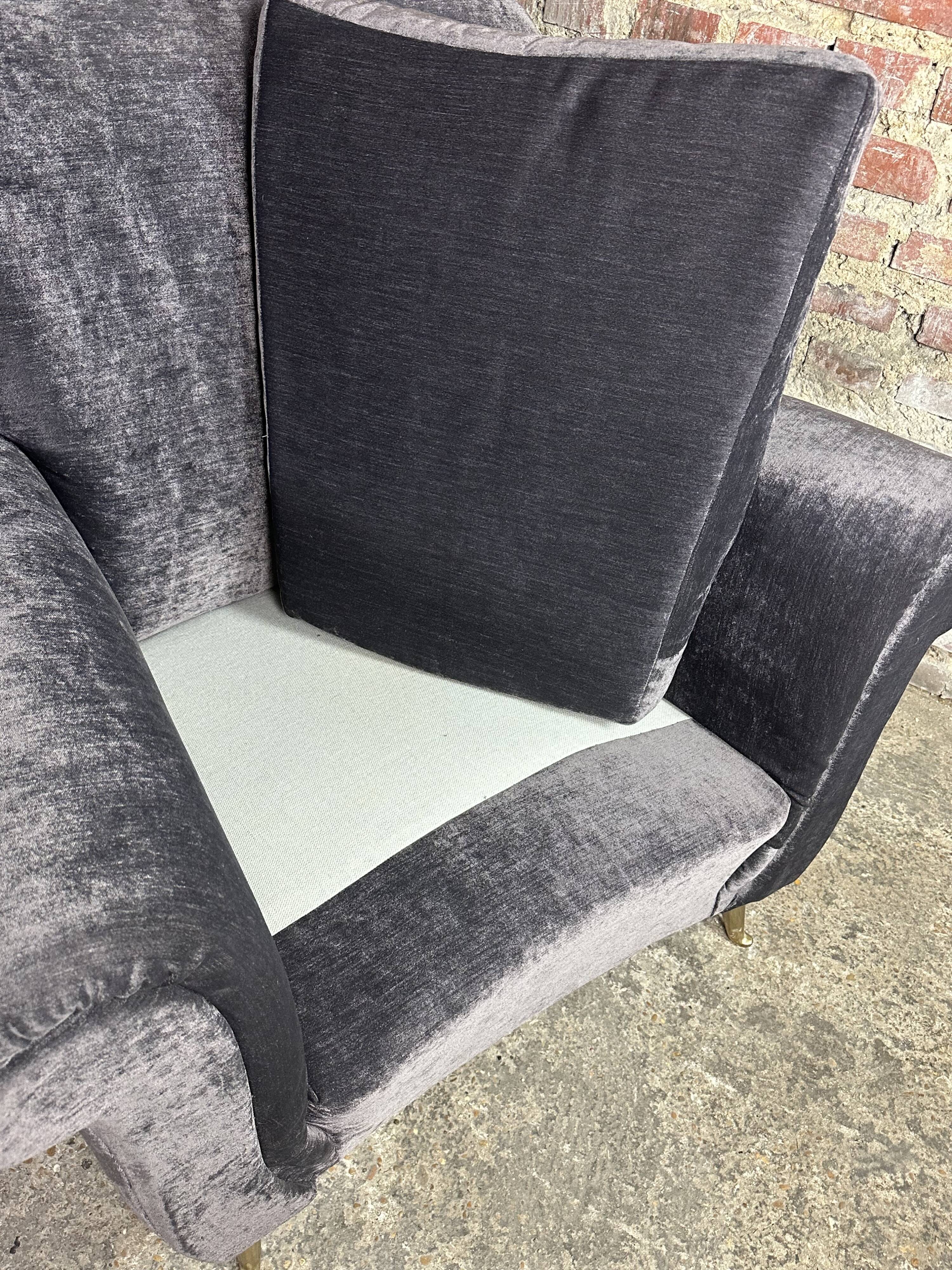 Pair of vintage italian armchairs 1950 by Isa Bergamo