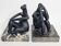 Paire de sculptures Hamangia, les Penseurs de Cernavoda, 12 cm