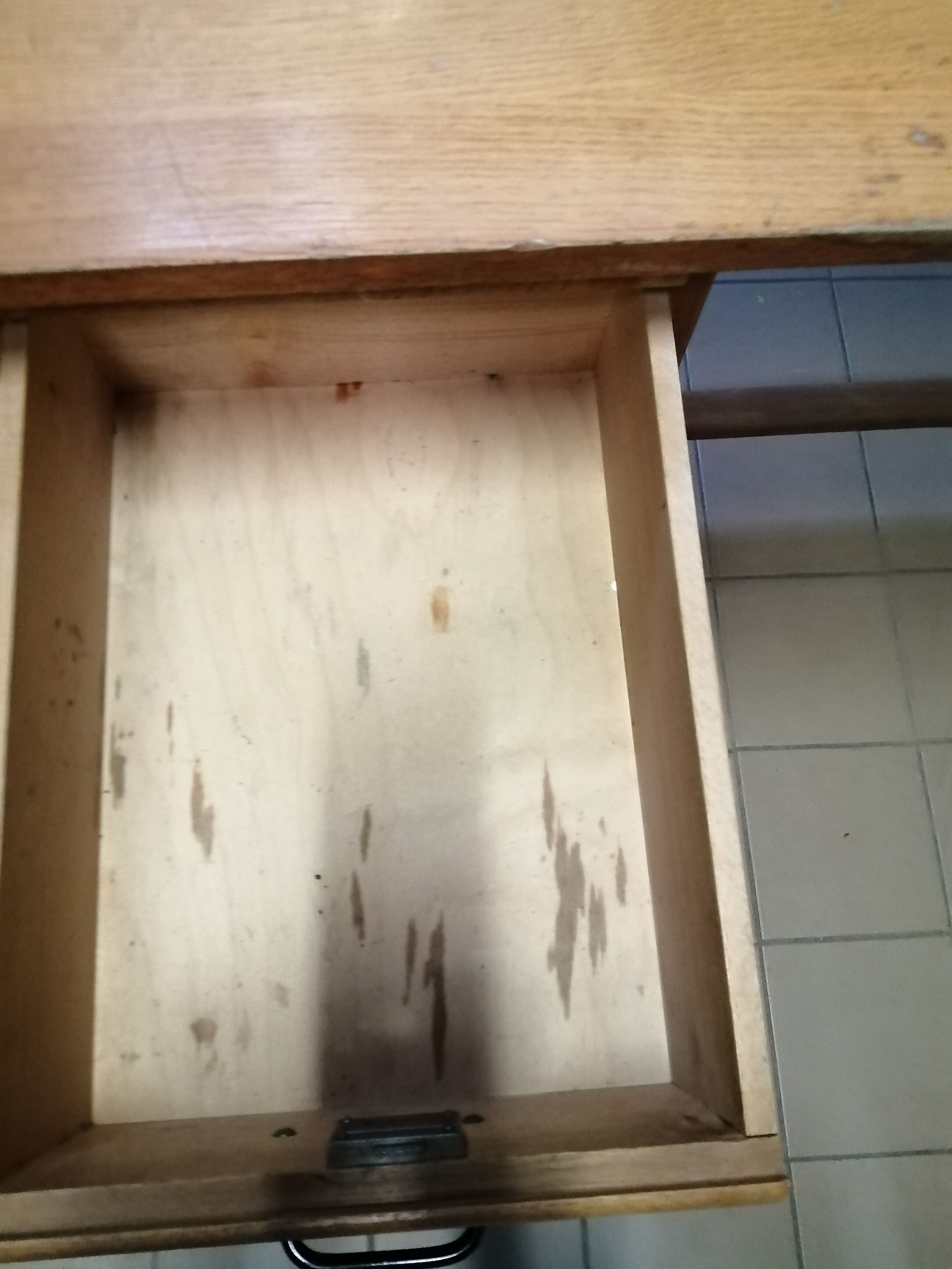 Vintage wooden desk - 60s/70s