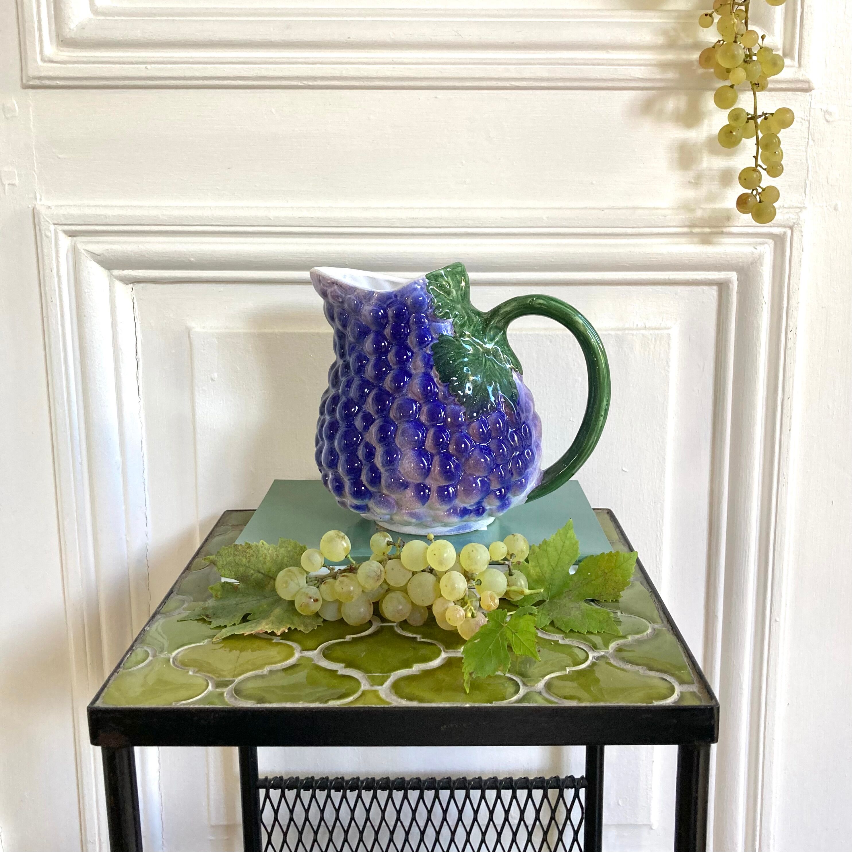 Pitcher grape slurry