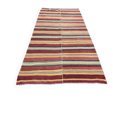 Neutral Oushak Floor Kilim Rug