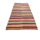 Neutral Oushak Floor Kilim Rug