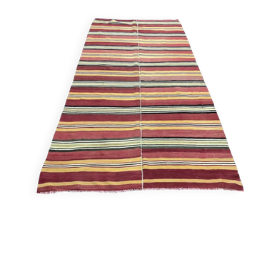 Tapis Kilim de sol Oushak neutre