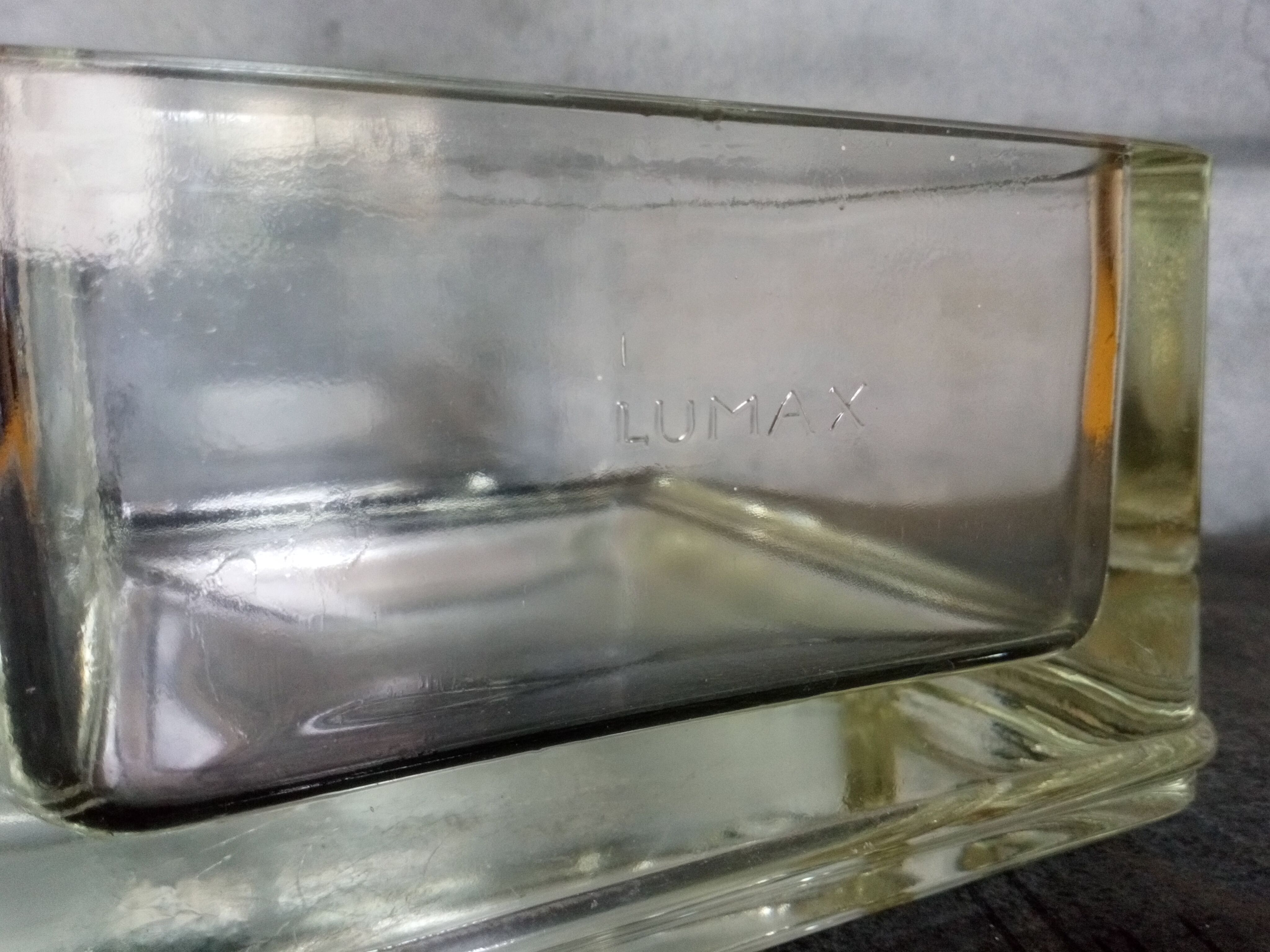 Glass paver of Lumax brand