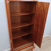 Mid century original teak storage wardrobe Italy 1960s