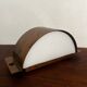 Copper wall light in opaline glass Fanale Italy