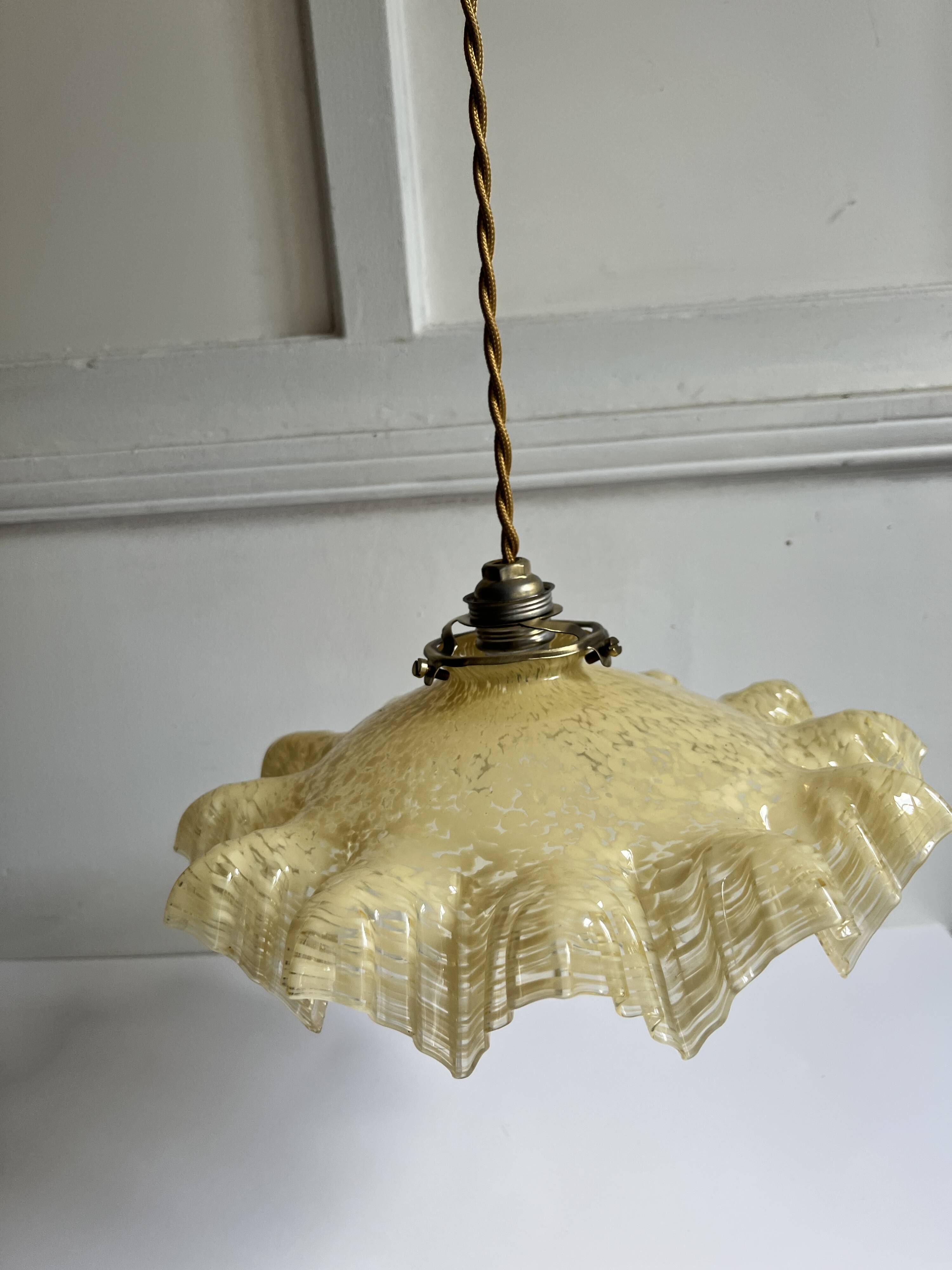 Clichy glass pendant light