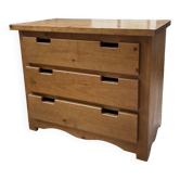 80s pine chest of drawers, mountain furniture