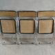 3 Elios Colle folding chairs by Elsa Italy, 70s-80s
