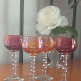 Verres à liqueur en verre soufflé