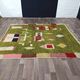 Handmade Moroccan wool rug, large size 250x150 cm, handcrafted.