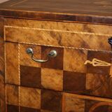 Rare commode with continental marquetry parquetry circa 1780