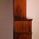 Display Cabinet or Mahogany Bookcase with Secretary - 19th Century