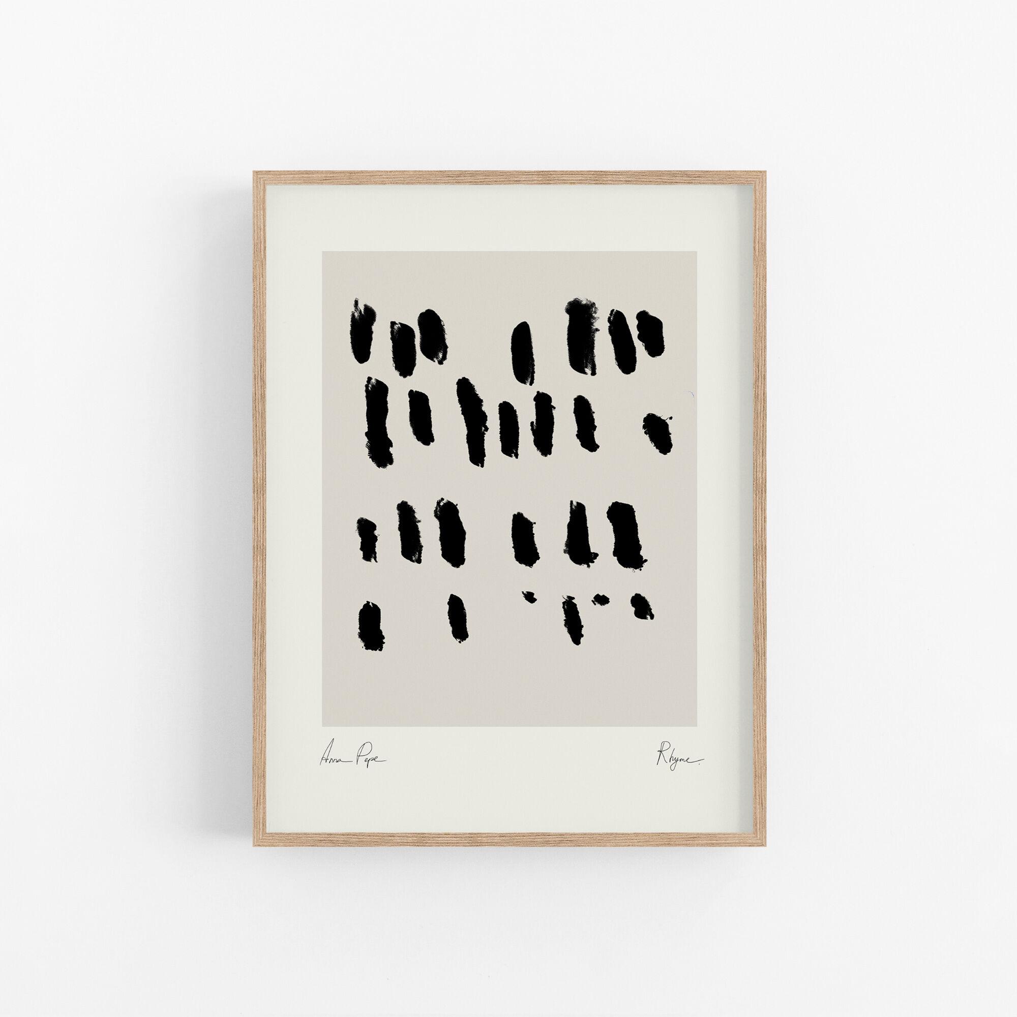 Abstract composition giclee print, 50x70cm