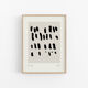 Abstract composition giclee print, 50x70cm