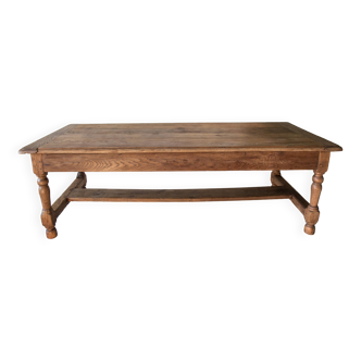Grande table basse en chêne début 20 -ème