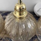Cascade of three glass suspensions