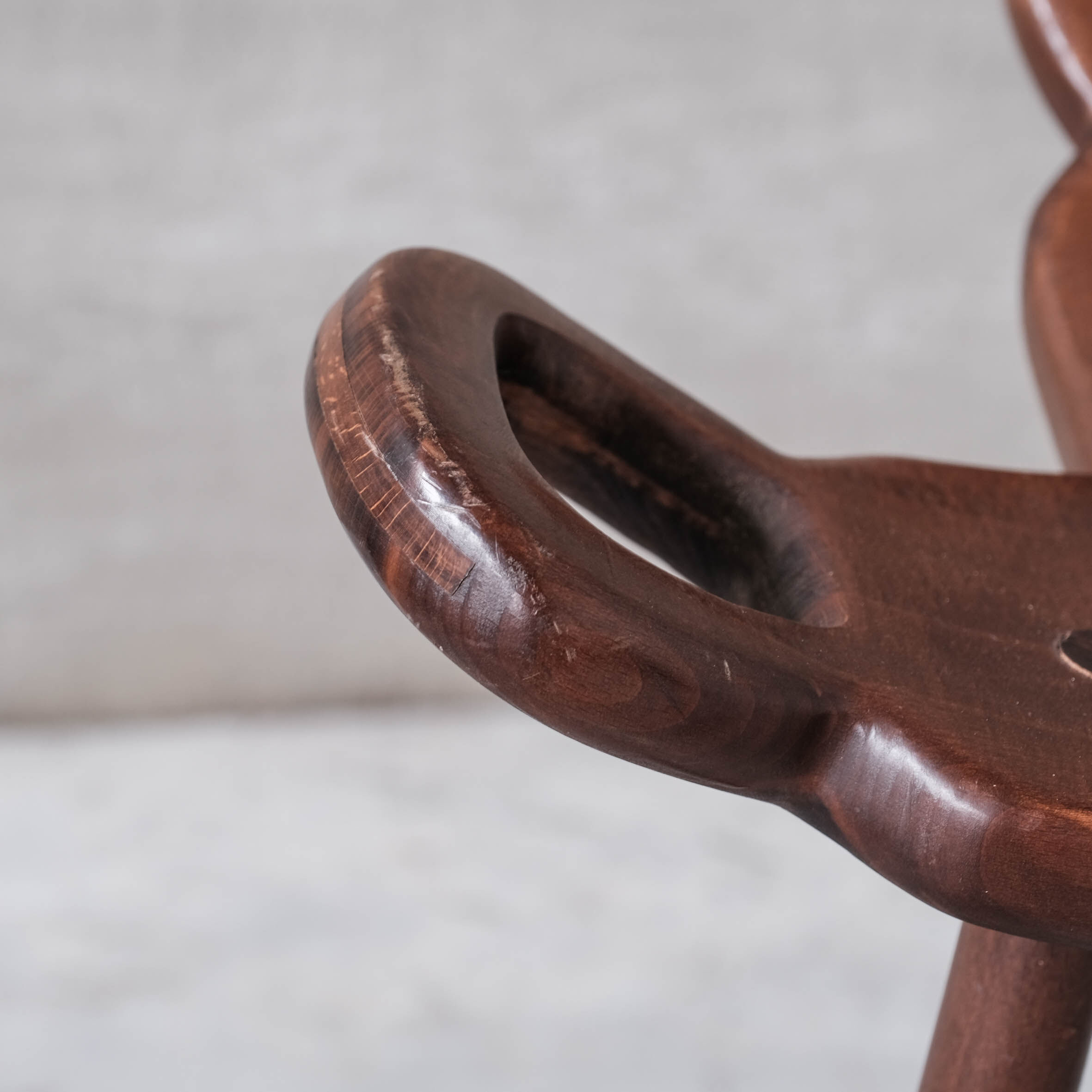 Brutalist mid-century 'Marbella' bar stool (up to 8 available)