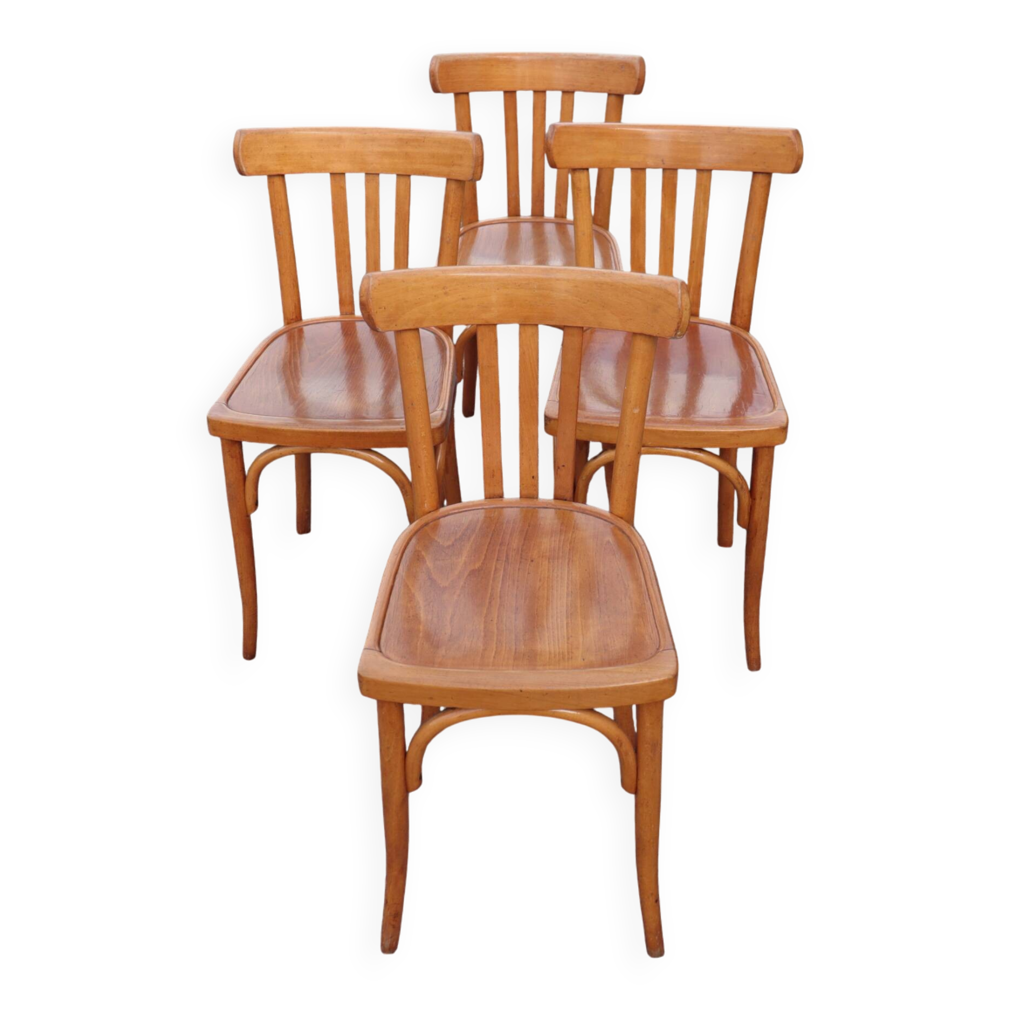 Set of 4 Baumann bistro chairs