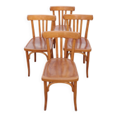 Set of 4 Baumann bistro chairs