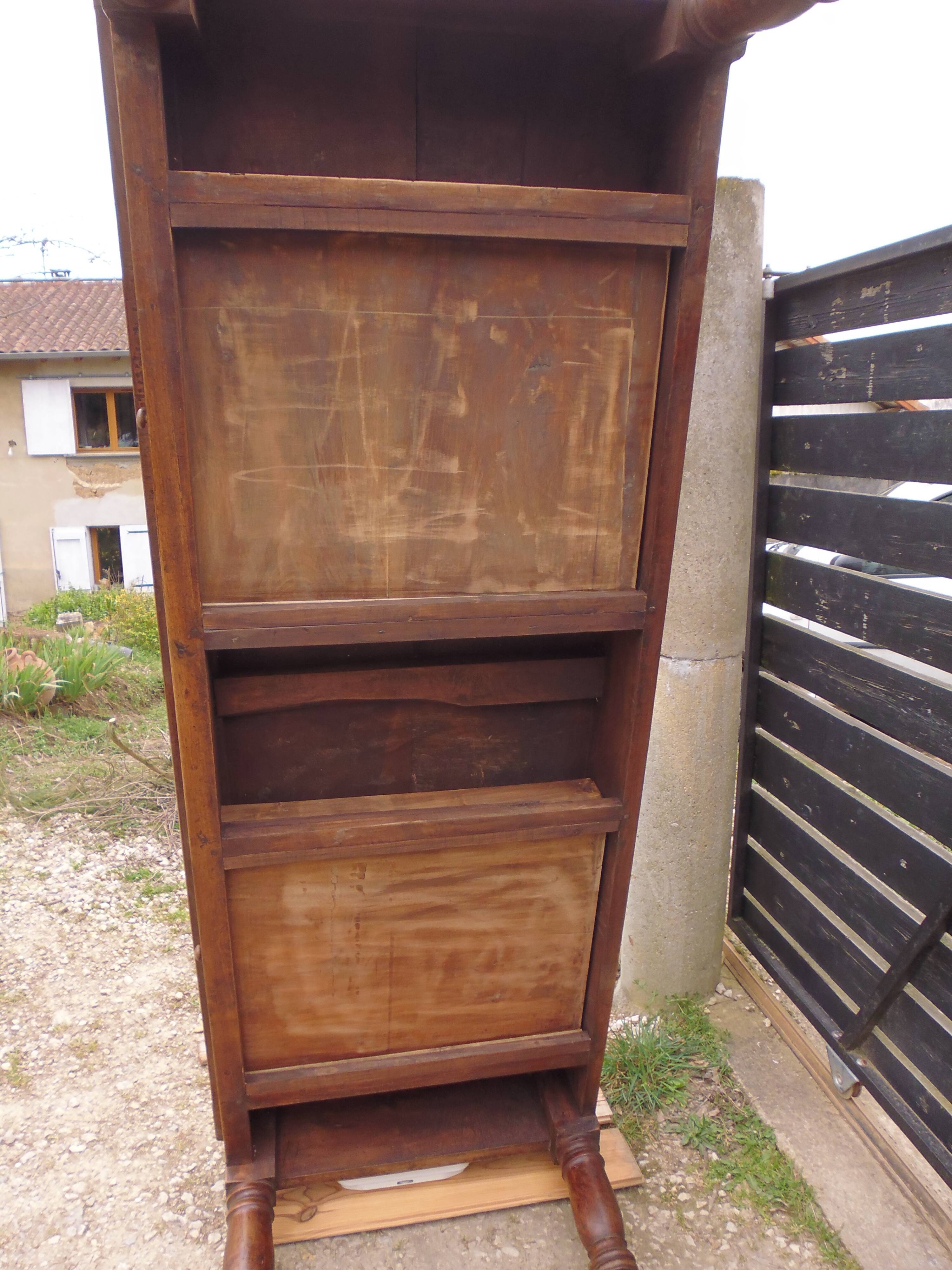 8-seater walnut farm table 199 cm 19th century